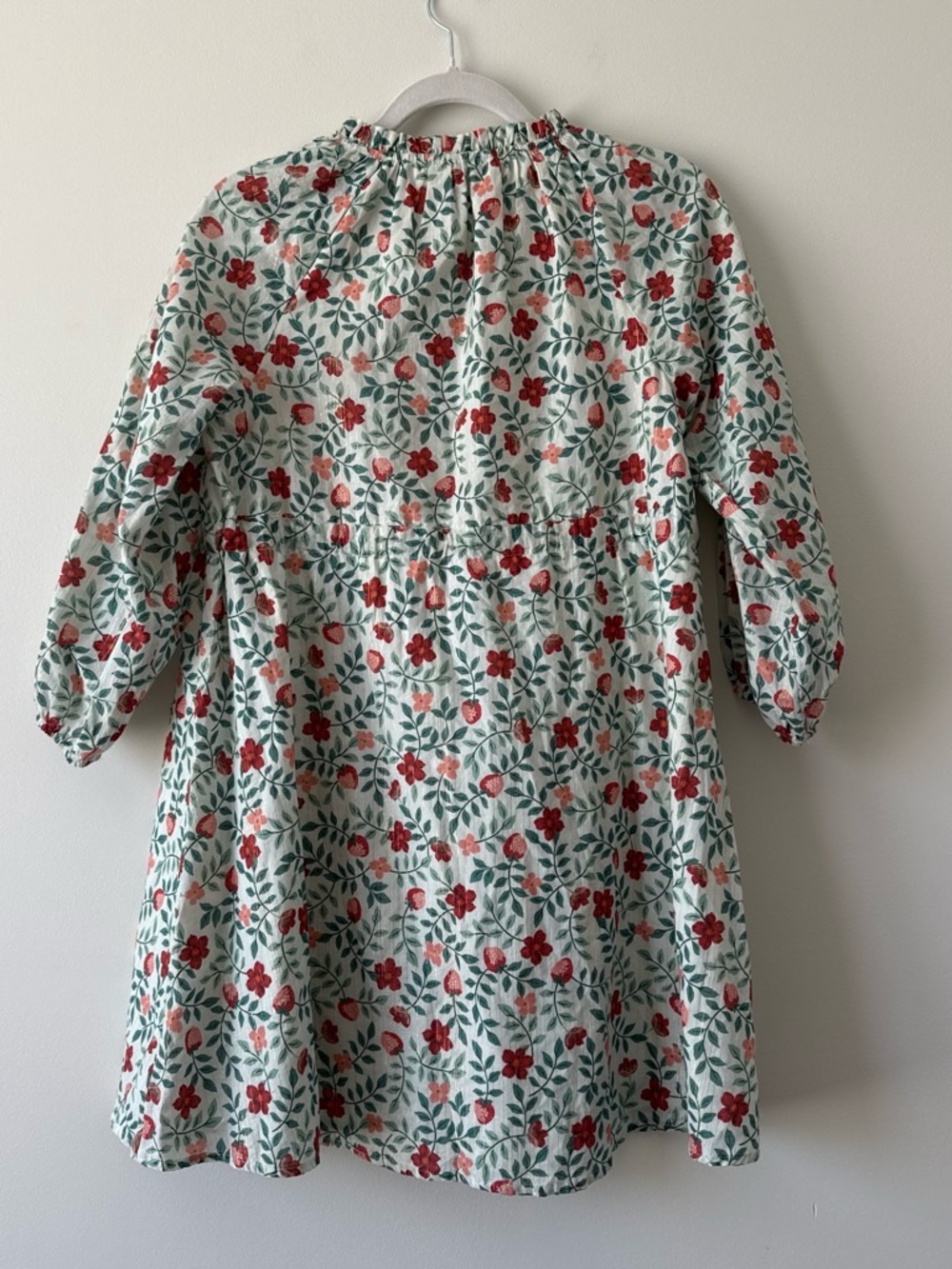 Draper James Kellie babydoll dress in Strawberry Field size S - Picture 2 of 4